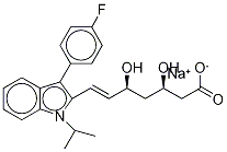 플루바스타틴-D8(주),나트륨염 구조식 이미지