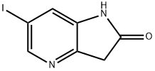 2H-Pyrrolo[3,2-b]pyridin-2-one,1,3-dihydro-6-iodo- 구조식 이미지