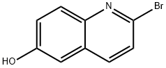 6-Quinolinol, 2-broMo- 구조식 이미지