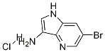 6-broMo-1H-pyrrolo[3,2-b]pyridin-3-aMine hydrochloride Structure