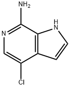 1H-Pyrrolo[2,3-c]pyridin-7-aMine, 4-chloro- Structure