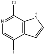 1H-Pyrrolo[2,3-c]pyridine, 7-chloro-4-iodo- Structure