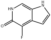 5H-Pyrrolo[2,3-c]pyridin-5-one, 4-fluoro-1,6-dihydro- 구조식 이미지