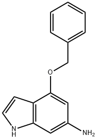 1H-Indol-6-aMine, 4-(phenylMethoxy)- Structure