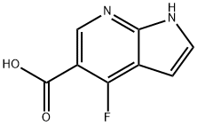 4-fluoro-1H-pyrrolo[2,3-b]pyridine-5-carboxylic acid Structure