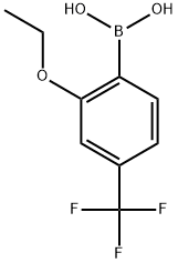 2-Ethoxy-4-trifluoromethylphenylboronic acid Structure