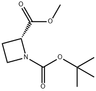 1-tert-butyl 2-Methyl (2R)-azetidine-1,2-dicarboxylate Structure