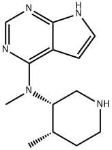 N-Methyl-N-((3S,4S)-4-Methylpiperidin-3-yl)-7H-pyrrolo[2,3-d]pyriMidin-4-aMine 구조식 이미지