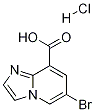 6-BROMOIMIDAZO[1,2-A]PYRIDINE-8-CARBOXYLIC ACID hydrochloride Structure