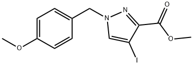 Methyl 4-iodo-1-(4-Methoxybenzyl)-1H-pyrazole-3-carboxylate Structure