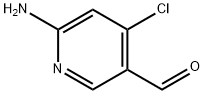 3-Pyridinecarboxaldehyde, 6-aMino-4-chloro- Structure