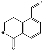 5-Isoquinolinecarboxaldehyde, 1,2,3,4-tetrahydro-1-oxo- 구조식 이미지