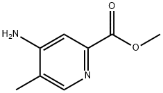 2-Pyridinecarboxylic acid, 4-aMino-5-Methyl-, Methyl ester Structure