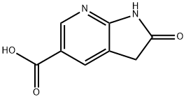 1H-Pyrrolo[2,3-b]pyridine-5-carboxylicacid,2,3-dihydro-2-oxo- Structure