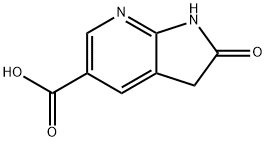 1H-Pyrrolo[2,3-b]pyridine-5-carboxylicacid,2,3-dihydro-2-oxo- 구조식 이미지