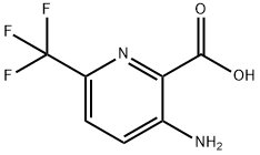 3-아미노-6-트리플루오로메틸-피리딘-2-카르복실산 구조식 이미지