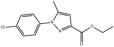 1-(4-CHLORO-PHENYL)-5-METHYL-1H-PYRAZOLE-3-CARBOXYLIC ACID ETHYL ESTER Structure