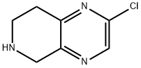 2-클로로-5,6,7,8-테트라하이드로-피리도[3,4-b]피라진 구조식 이미지