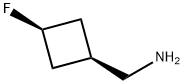 cis-(3-Fluorocyclobutyl)methamine hydrochloride Structure