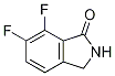 1H-Isoindol-1-one, 6,7-difluoro-2,3-dihydro- Structure