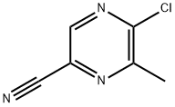 5-chloro-6-Methylpyrazine-2-carbonitrile Structure