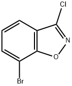 7-Бром-3-хлорбензо [d] изоксазол структурированное изображение