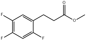 Methyl 3-(2,4,5-trifluorophenyl)propanoate 구조식 이미지