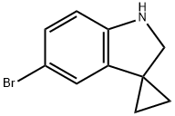 5'-Bromospiro[cyclopropane-1,3'-indoline] Structure