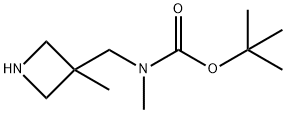 methyl-(3-methyl-azetidin-3-ylmethyl)-carbamic acid tert-butyl ester Structure