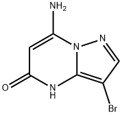 7-Amino-3-bromopyrazolo[1,5-a]pyrimidin-5-ol Structure