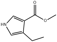 4-에틸-1H-피롤-3-카르복실산메틸에스테르 구조식 이미지