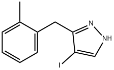 4-Iodo-3-(2-methylbenzyl)-1H-pyrazole Structure