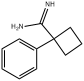 1-phenylcyclobutane-1-carboxiMidaMide Structure
