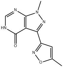 1260876-64-9 1-Methyl-3-(5-methylisoxazol-3-yl)-1H-pyrazolo[3,4-d]pyrimidin-4-ol