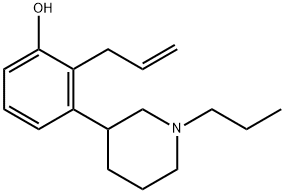 Phenol, 2-(2-propenyl)-3-(1-propyl-3-piperidinyl)- Structure