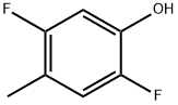 2,5-difluoro-4-methylphenol Structure