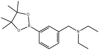 N-Ethyl-N-(3-(4,4,5,5-tetramethyl-1,3,2-dioxaborolan-2-yl)benzyl)ethanamine Structure