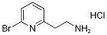 2-(6-BroMopyridin-2-yl)ethanaMine hydrochloride Structure