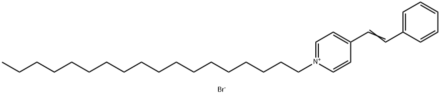 N-N-OCTADECYL-4-STILBAZOLE BROMIDE 구조식 이미지