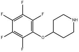 4-(PENTAFLUOROPHENOXY)PIPERIDINE Structure