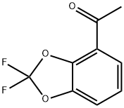 4-아세틸-2,2-디플루오로-1,3-벤조디옥솔 구조식 이미지