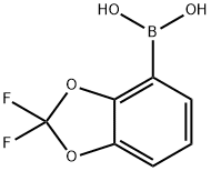 2,2-디플루오로-벤조[1,3]디옥솔-4-붕소산 구조식 이미지