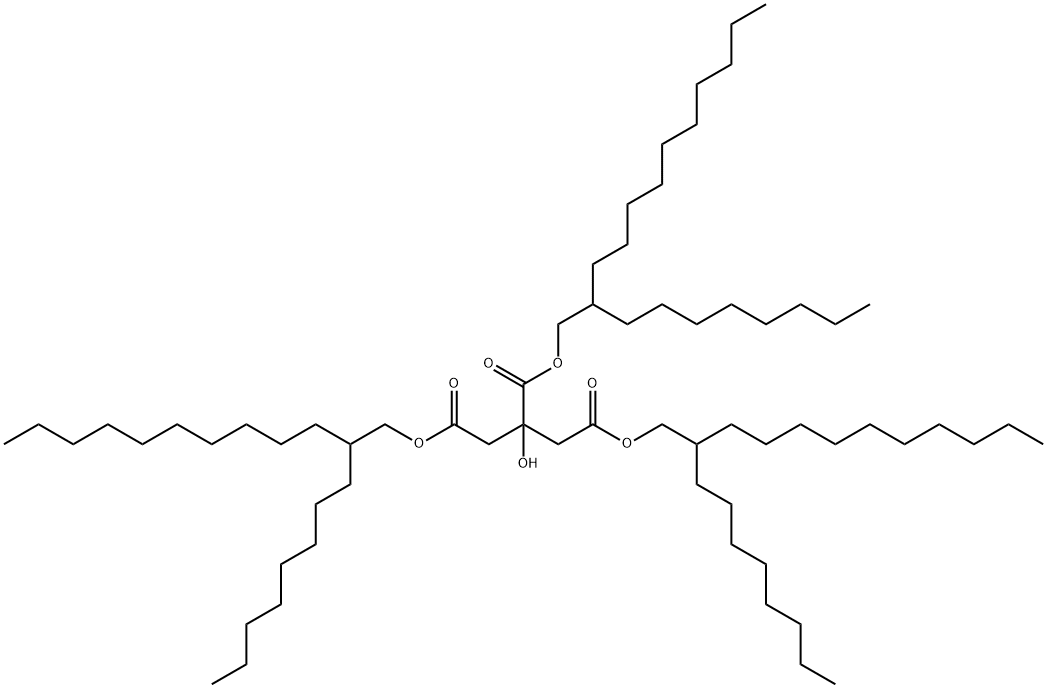 TRIOCTYLDODECYL CITRATE Structure