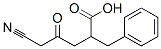 2-benzyl-5-cyano-4-oxopentanoic acid Structure