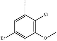 5-브로모-2-클로로-1-플루오로-3-메톡시벤젠 구조식 이미지