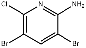 3,5-Dibromo-6-chloropyridin-2-amine Structure