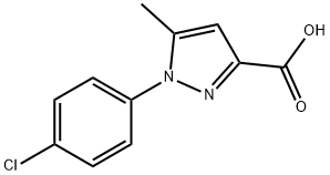 1-(4-CHLORO-PHENYL)-5-METHYL-1H-PYRAZOLE-3-CARBOXYLIC ACID 구조식 이미지