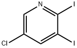 5-Chloro-2,3-diiodopyridine 구조식 이미지