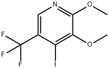 4-요오도-2,3-디메톡시-5-(트리플루오로메틸)피리딘 구조식 이미지