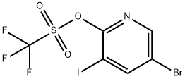 5-Bromo-3-iodopyridin-2-yl trifluoromethanesulfonate Structure